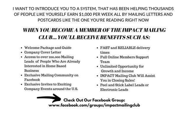 Is Impact Mailing Club A Scam? 